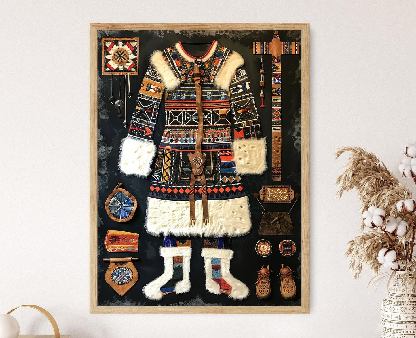 Affiche Traditions Inuit – Poster Peinture Héritage Arctique