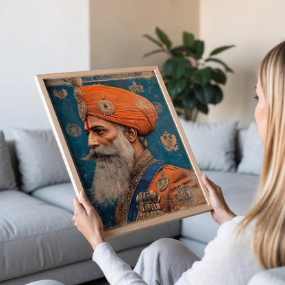 Affiche Maharaja Ranjit Singh – Poster Hommage à la Guerre anglo-sikh