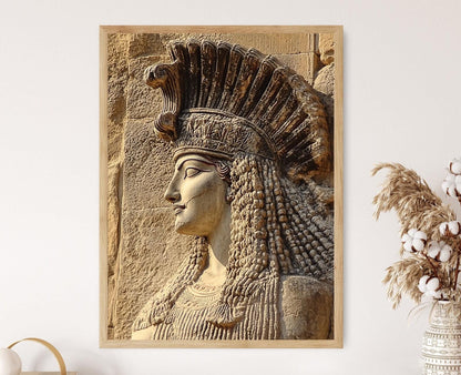 Affiche Ishtar Babylonienne – Art Print de l'Amour et de la Guerre