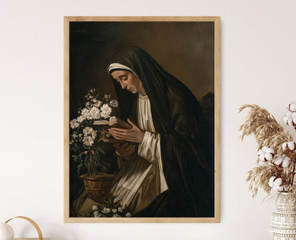 Affiche Sainte Thérèse d'Avila – Art Catholique pour Votre Intérieur