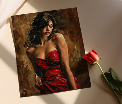 Affiche Femme Sensuelle – Poster Art Érotique Romantique