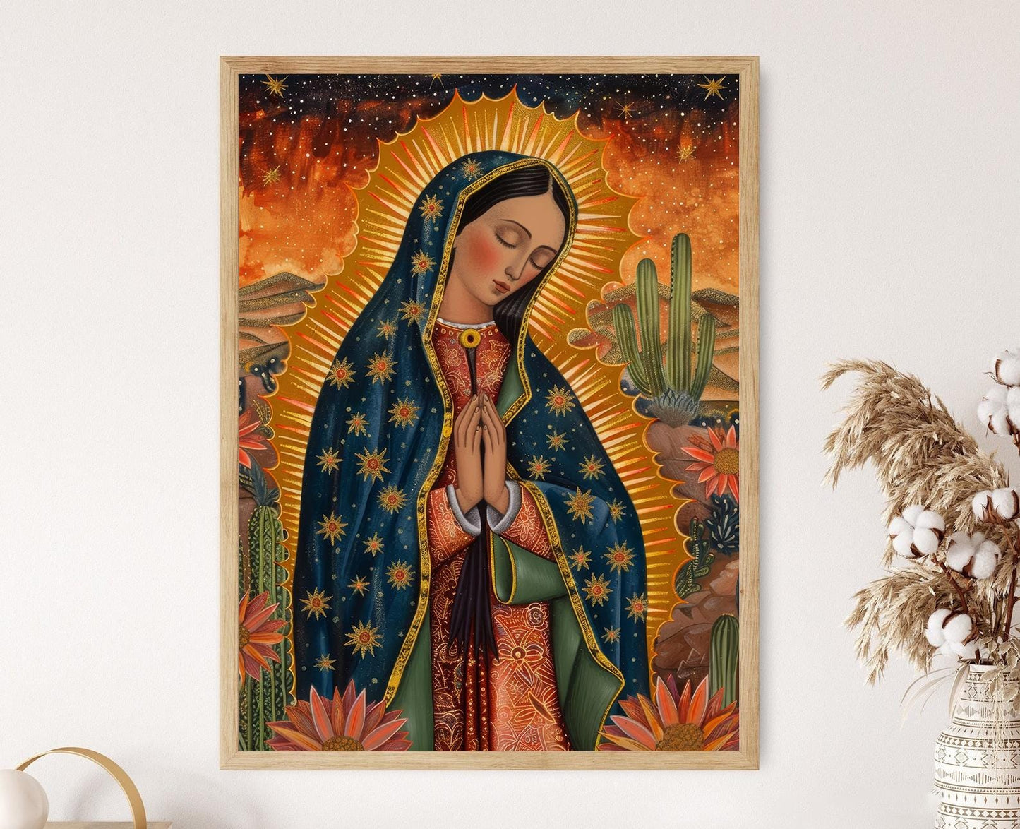 Affiche Notre-Dame de Guadalupe – Art religieux pour la maison