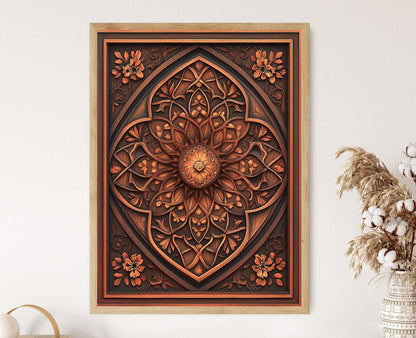 Affiche Artisanat Afghans – Poster Décor Traditionnel Élégant