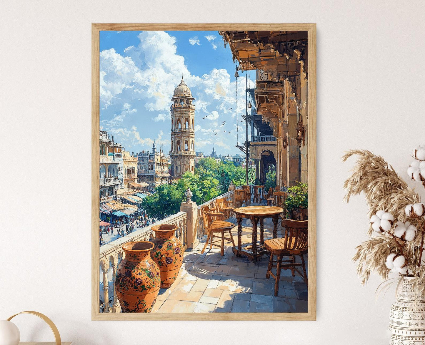 Affiche Hyderabad – Poster Art Héritage Indien avec Charminar