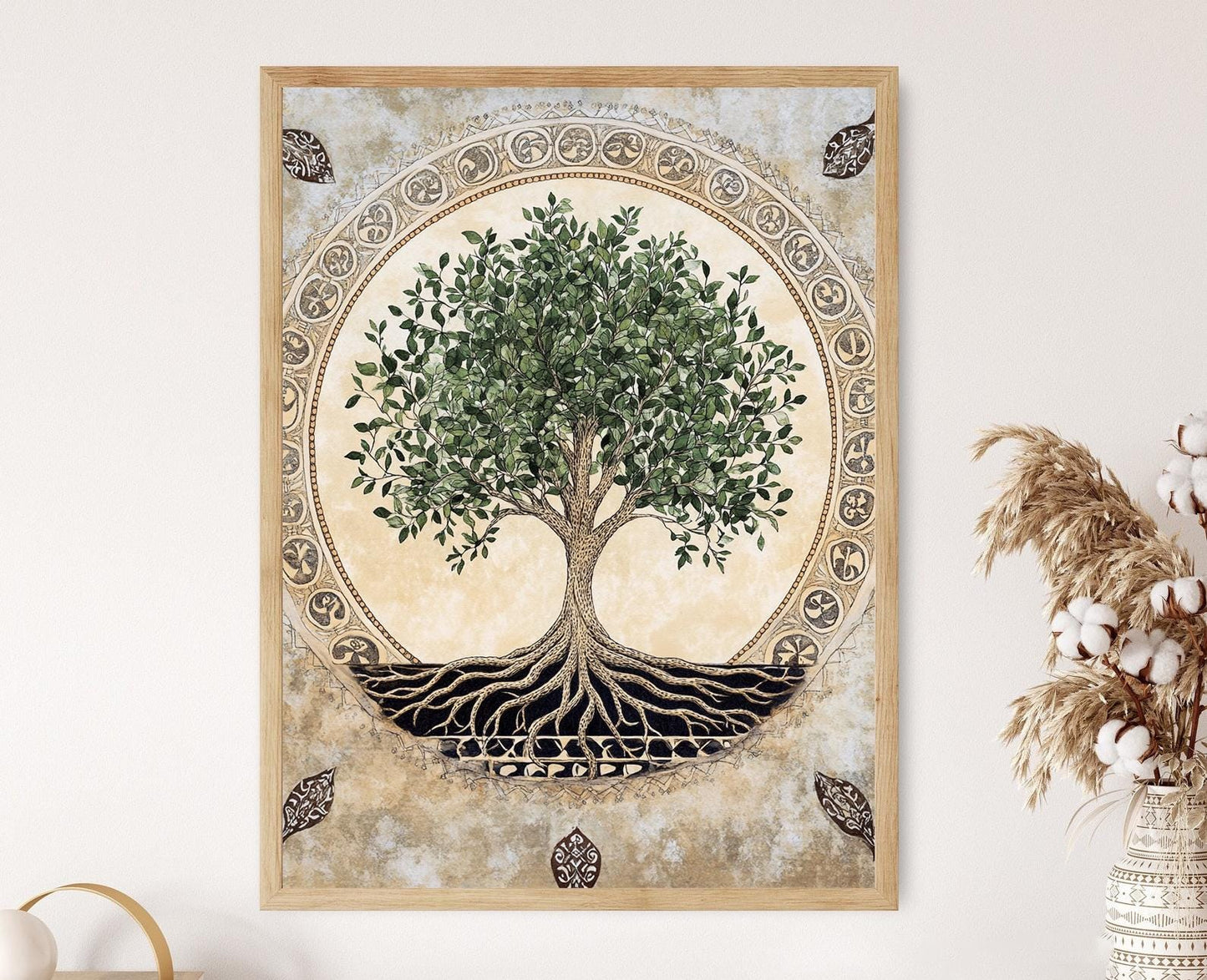 Affiche Arbre de Vie Iroquois – Décor mural inspiré des natifs