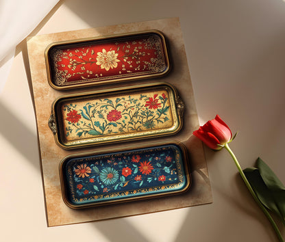 Affiche Art de Plateau en Laiton Afghan – Décor Traditionnel et Culturel