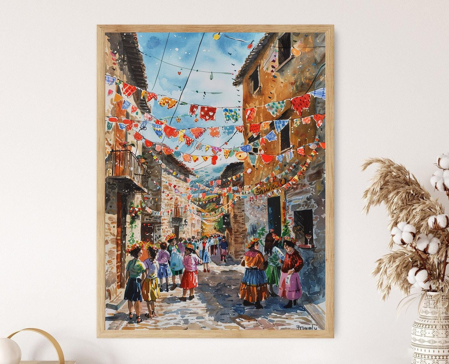 Affiche Folklore Festa Junina – Illustration Brésilienne Authentique