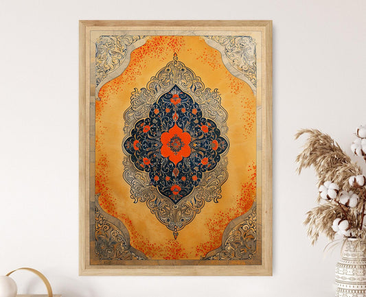 Affiche Art Islamique – Poster Motifs Arabesques & Designs Décoratifs