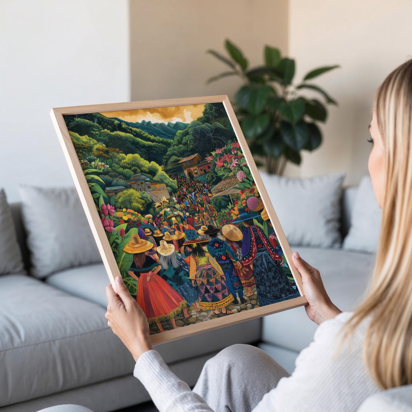 Affiche Héritage Indigène Salvadorien – Poster Culture et Tradition