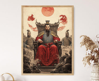 Affiche Empereur Qin Shi Huang – Poster Guerriers de Terracotta