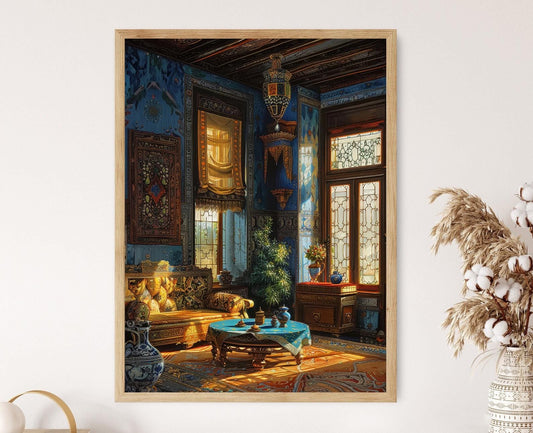 Affiche Palais Ottoman – Giclée Art Islamique, Décor Oriental