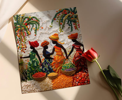 Affiche Jollof Nigérian - Imprimé artistique pour une cuisine africaine vibrante