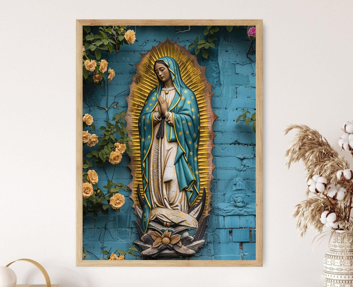 Affiche Notre-Dame de Guadalupe – Décoration spirituelle pour la maison