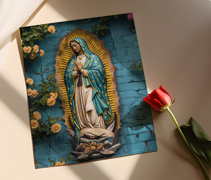 Affiche Notre-Dame de Guadalupe – Décoration spirituelle pour la maison