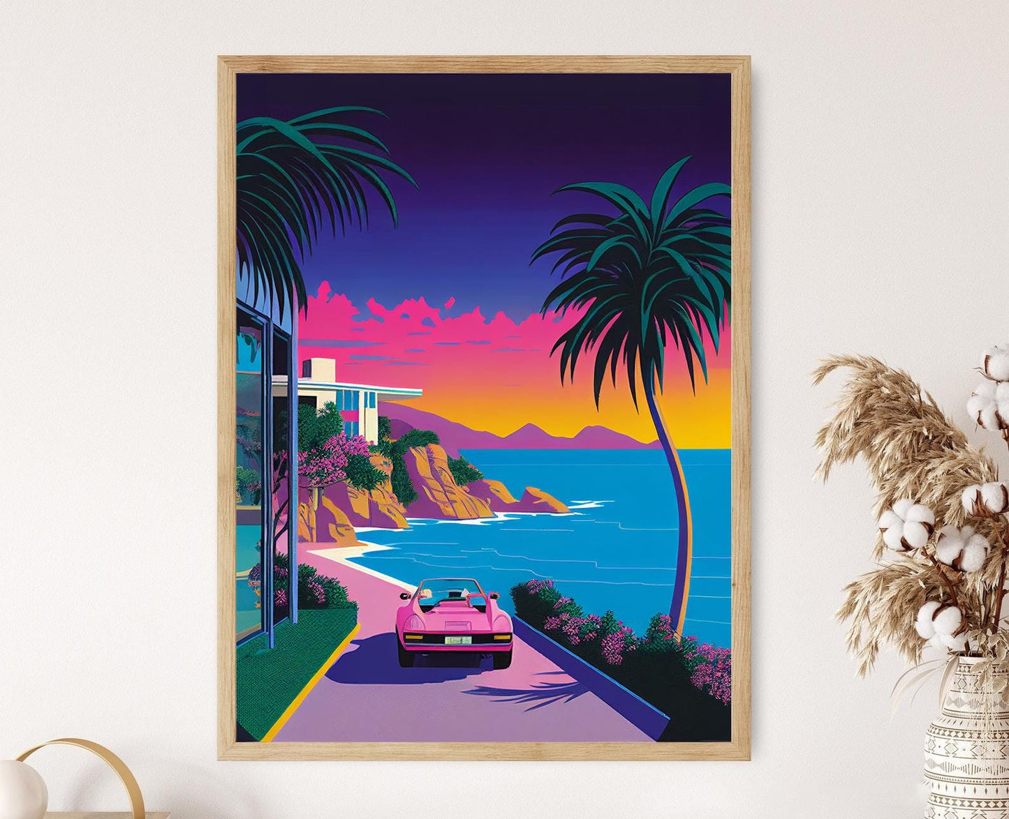 Affiche Pop Art "Cruiser avec Style" – Impression Artistique Moderne