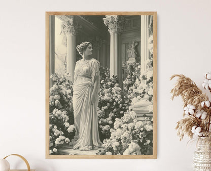 Affiche Vénus ancienne – Poster lithographie élégante et artistique