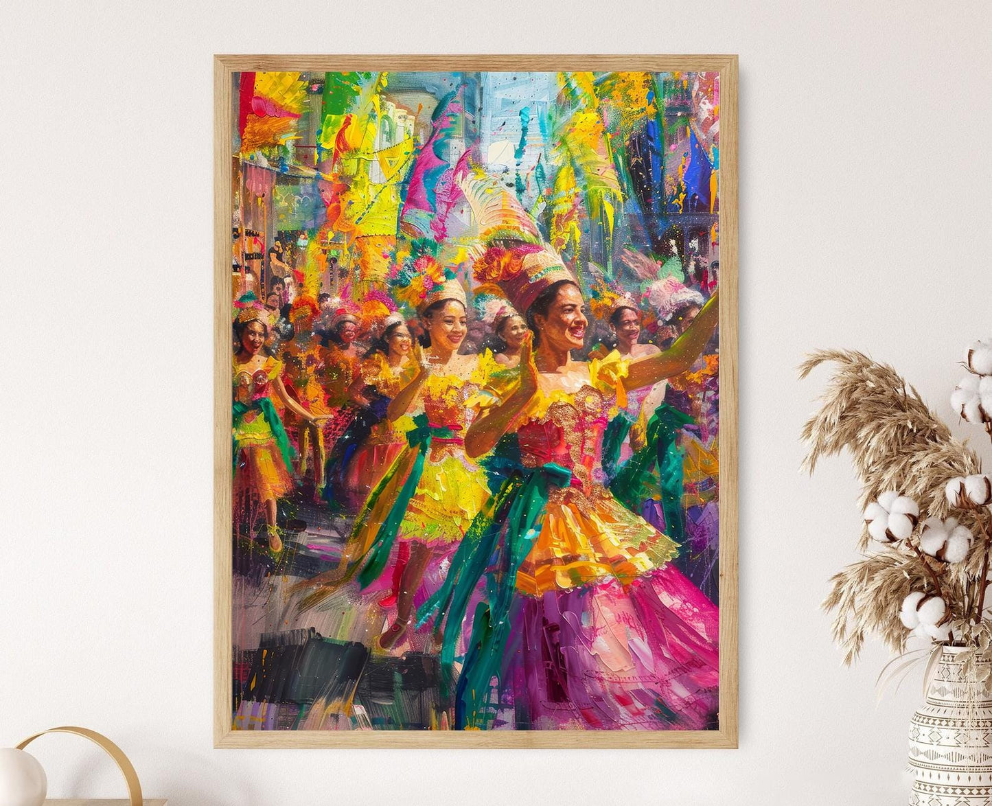 Affiche Festival Sinulog – Poster Art Filipine Vibrante