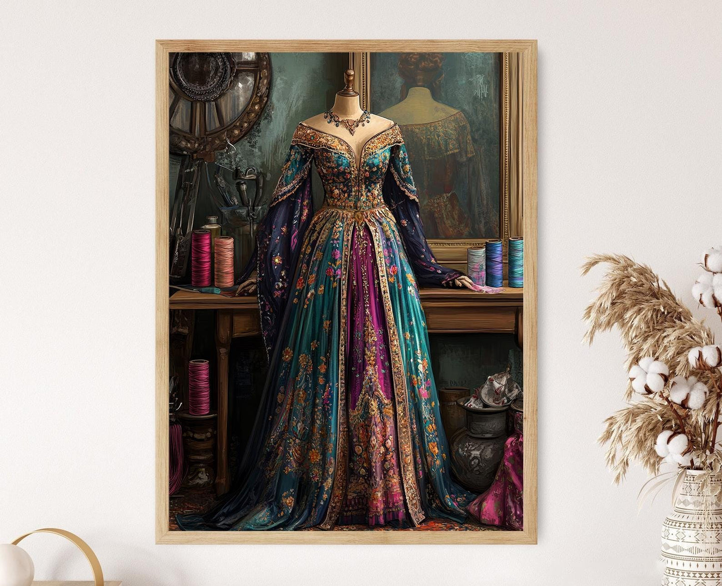 Affiche Robe Kurde – Poster Mannequin de Tailleur Artistique