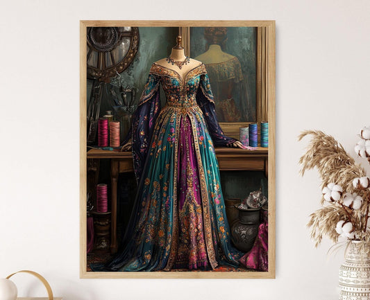 Affiche Robe Kurde – Poster Mannequin de Tailleur Artistique