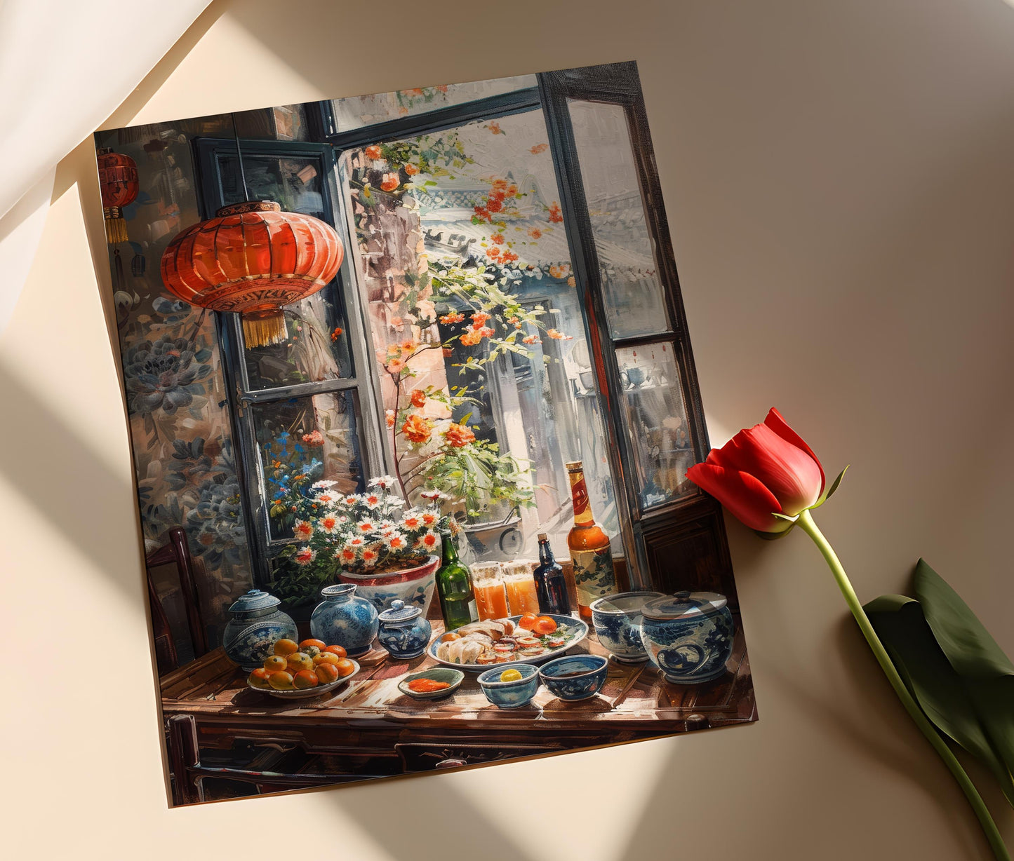 Affiche Cuisine Chinoise Traditionnelle – Affiche Art Culturel Vibrant