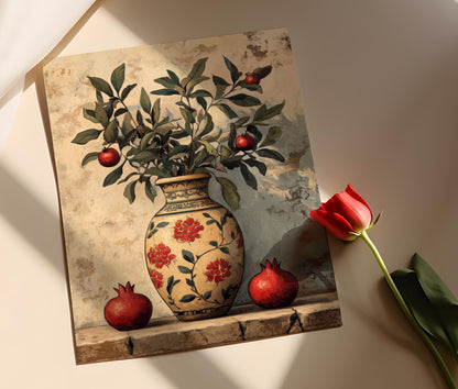 Affiche Vase de Grenade Arménienne – Œuvre d'Art Culturelle