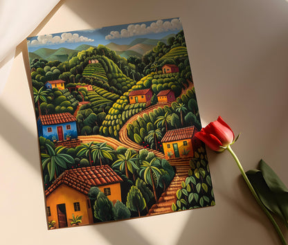 Affiche Café Ahuachapán – Impression Art Nature El Salvador