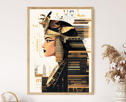 Affiche Cléopâtre VII – Portrait Régale de la Reine Égyptienne