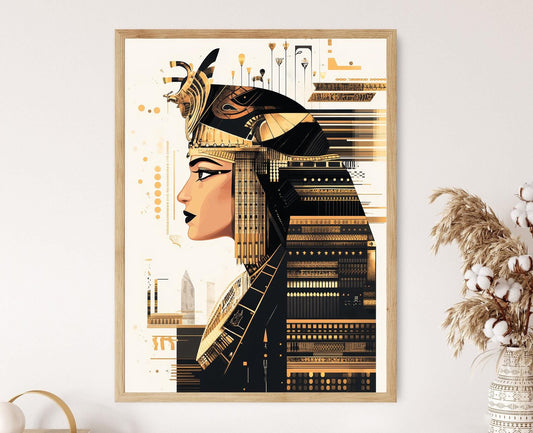 Affiche Cléopâtre VII – Portrait Régale de la Reine Égyptienne