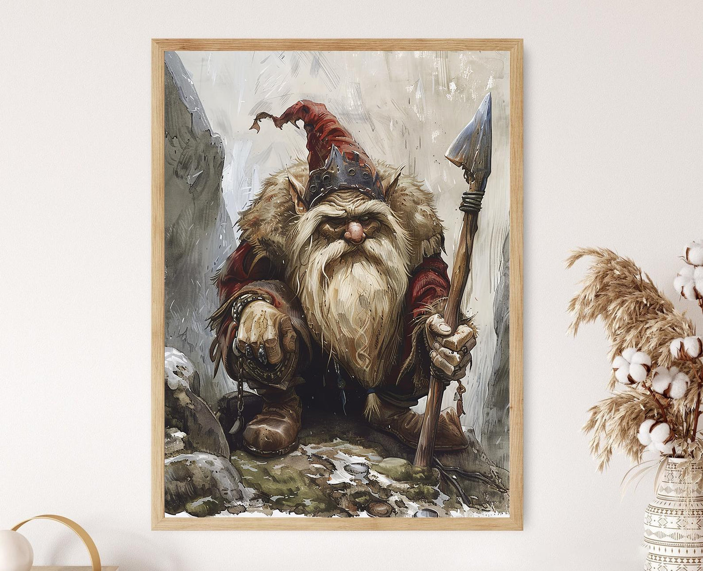 Affiche Folklore Norvégien – Poster Illustrations de Trolls et Mythes