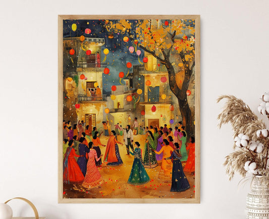 Affiche Célébration du Festival de Dhaka – Poster Décor Culturel du Bangladesh