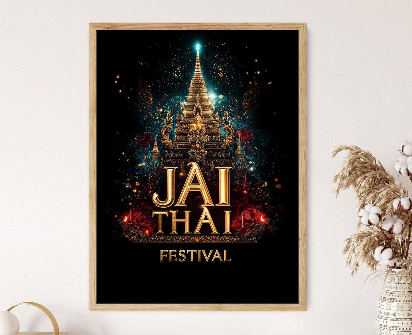 Affiche Festival Thaïlandais – Poster Illustration de Jai Thai