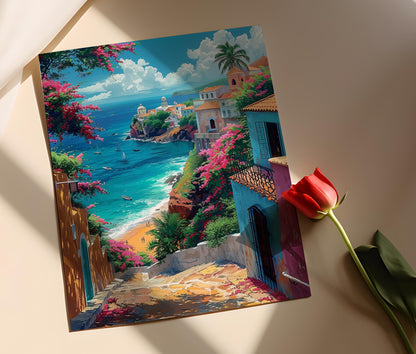 Affiche San Juan, Porto Rico – Impression sur toile, Art urbain historique