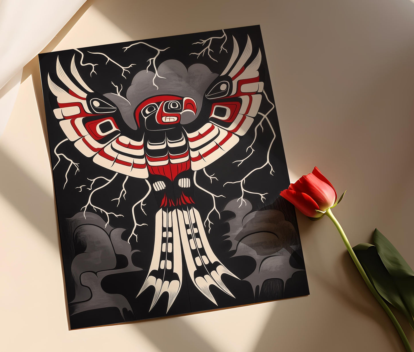 Affiche Art Haida – Poster Formline, Pouvoir et Transformation