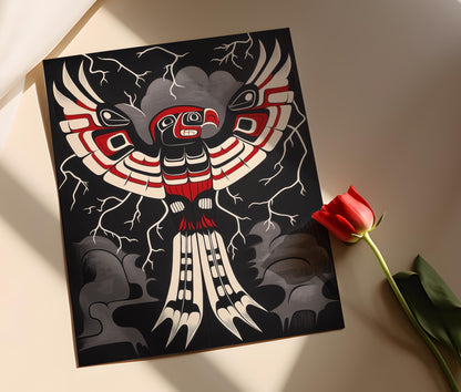 Affiche Art Haida – Poster Formline, Pouvoir et Transformation