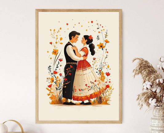 Affiche de mariage du Kosovo – Poster du Festival de Musique des Balkans