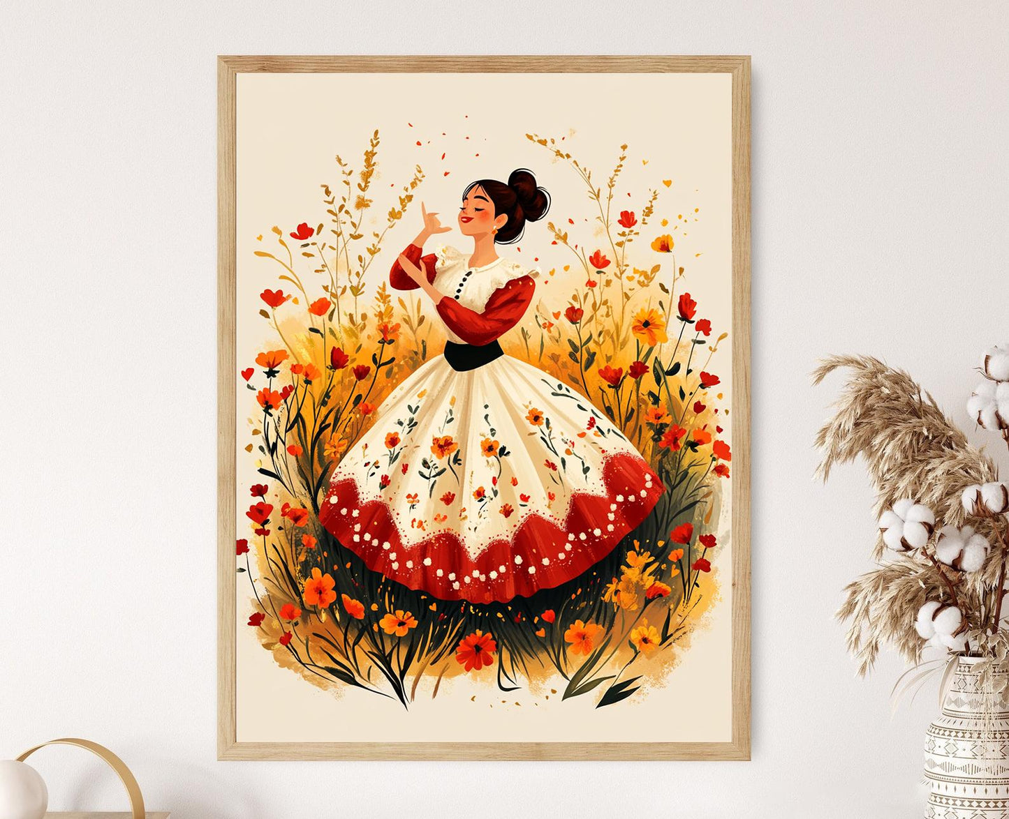 Affiche Danseur Horo – Poster Illustration de Musique du Kosovo