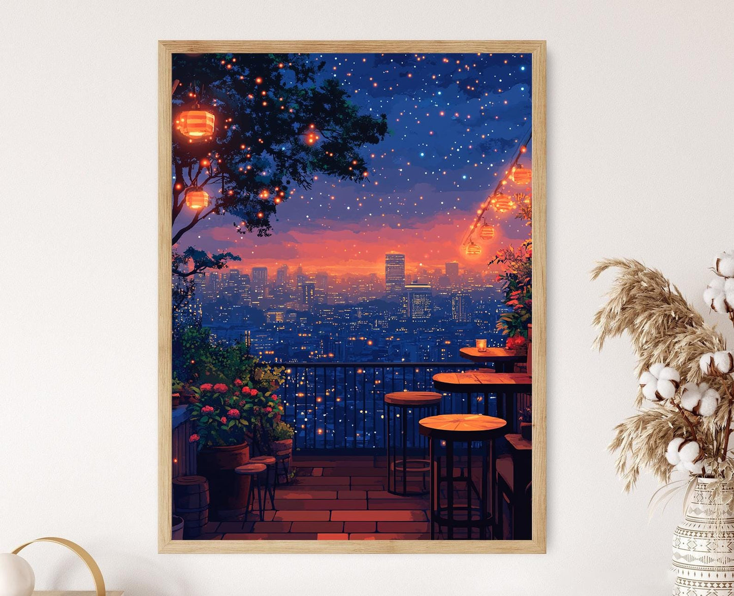 Affiche Daejeon – Illustration Vectorielle Moderne pour Décor Coréen