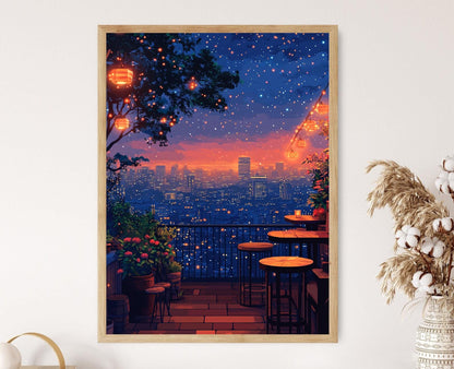 Affiche Daejeon – Illustration Vectorielle Moderne pour Décor Coréen