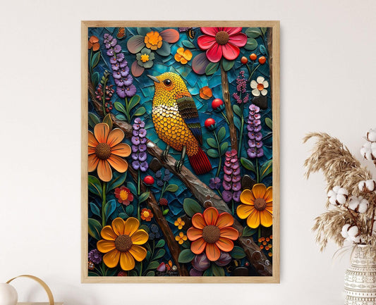 Affiche Talavera Mexicaine – Art Décoratif Fait Main