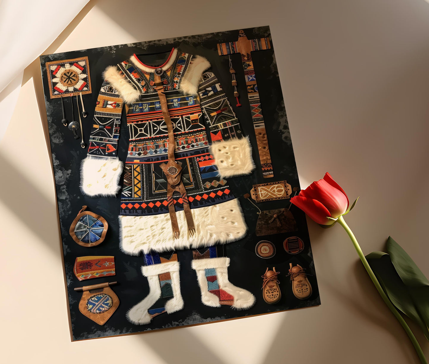 Affiche Traditions Inuit – Poster Peinture Héritage Arctique