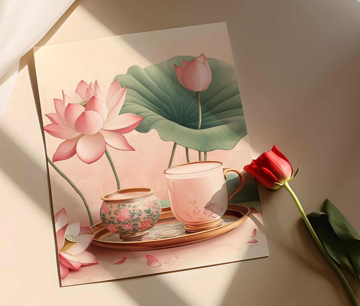 Affiche Sikhye Coréen – Impression Art Détaillée, Décor Traditionnel Festif