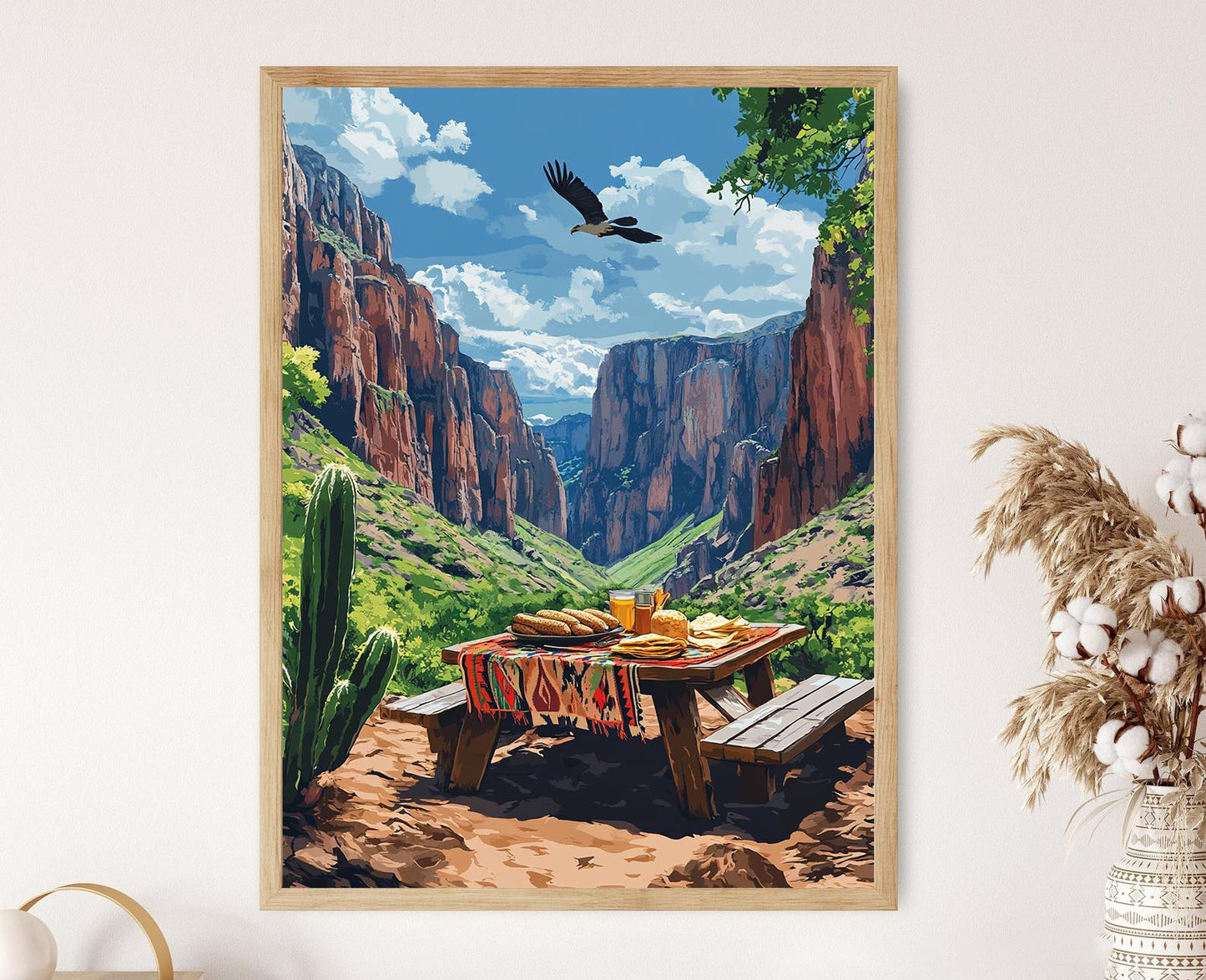 Affiche Canyon de Cuivre – Art Print Paysage Rarámuri pour Restaurant