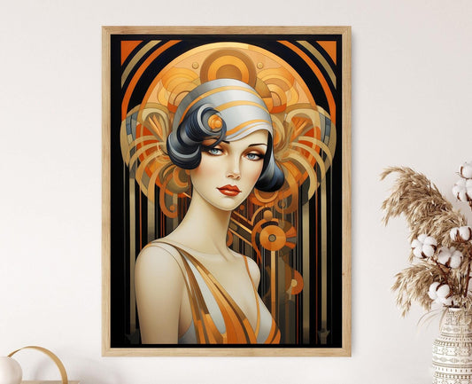 Affiche Art Déco Fusion – Poster Élégant et Moderne pour Décor