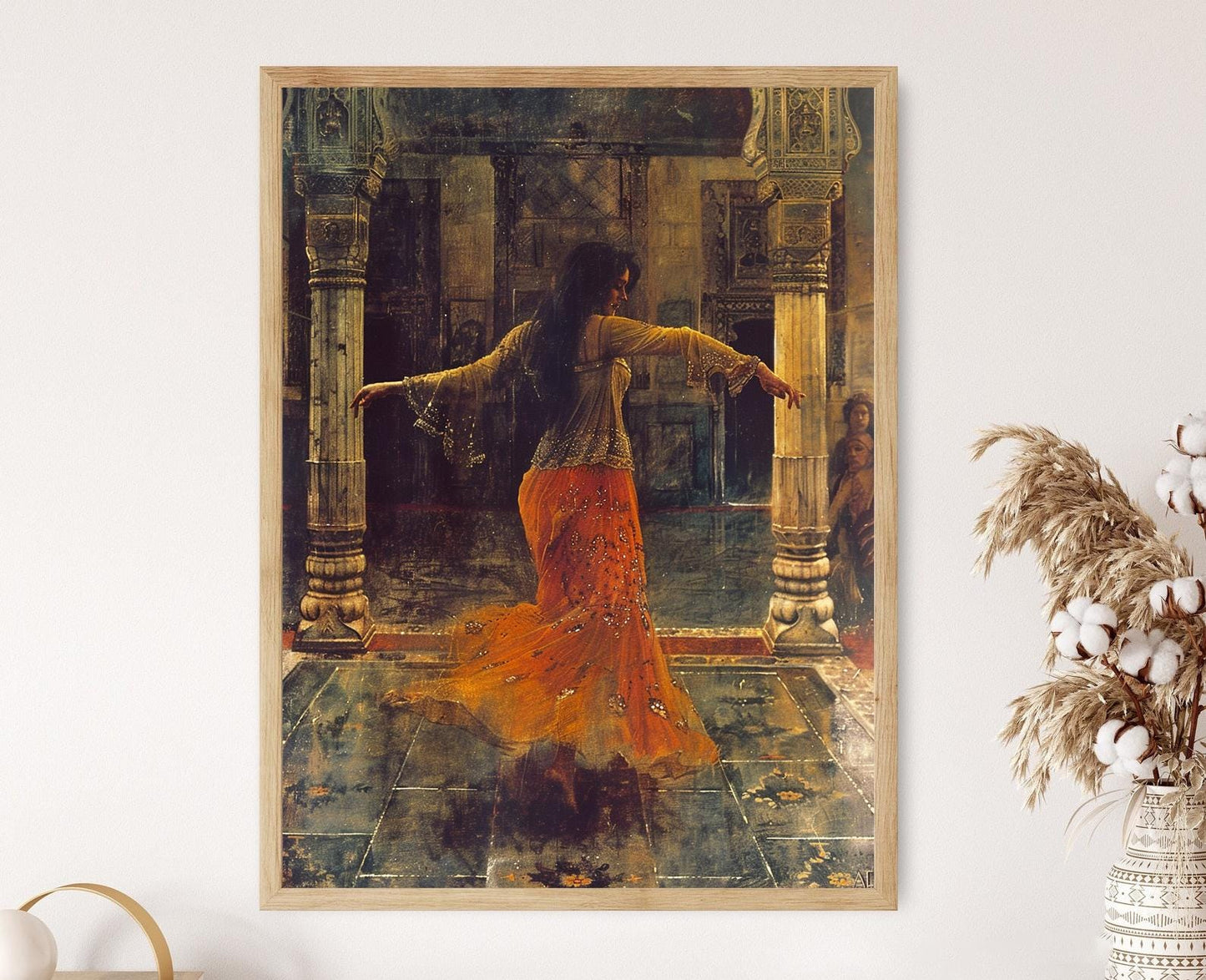 Affiche Danseuse du Ventre Ottomane – Illustration Historique Artiste