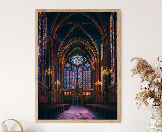 Affiche Cathédrale Notre-Dame – Décoration Murale de Monument Français