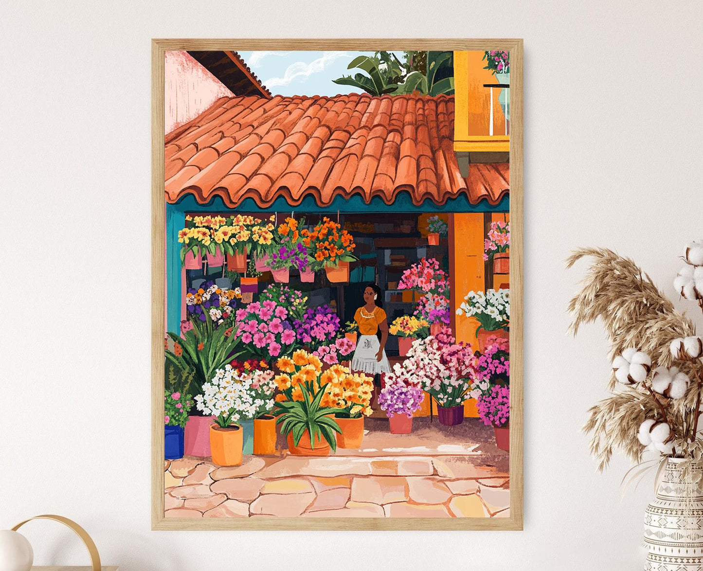 Affiche Fleurs du Honduras – Poster Illustration de la Boutique Florale