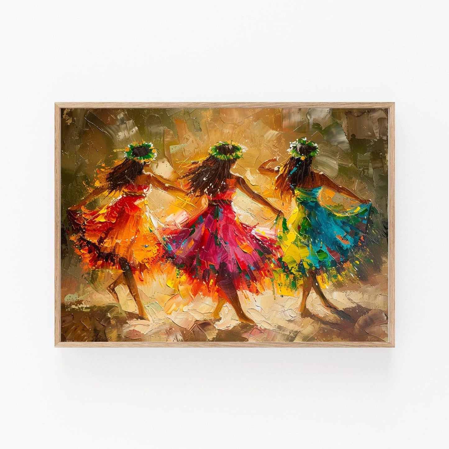 Affiche Danse Hula – Art Éblouissant de la Tradition Hawaïenne