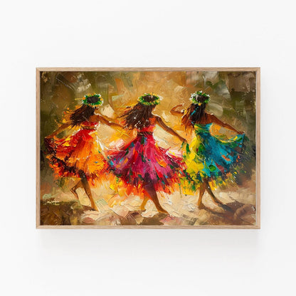 Affiche Danse Hula – Art Éblouissant de la Tradition Hawaïenne
