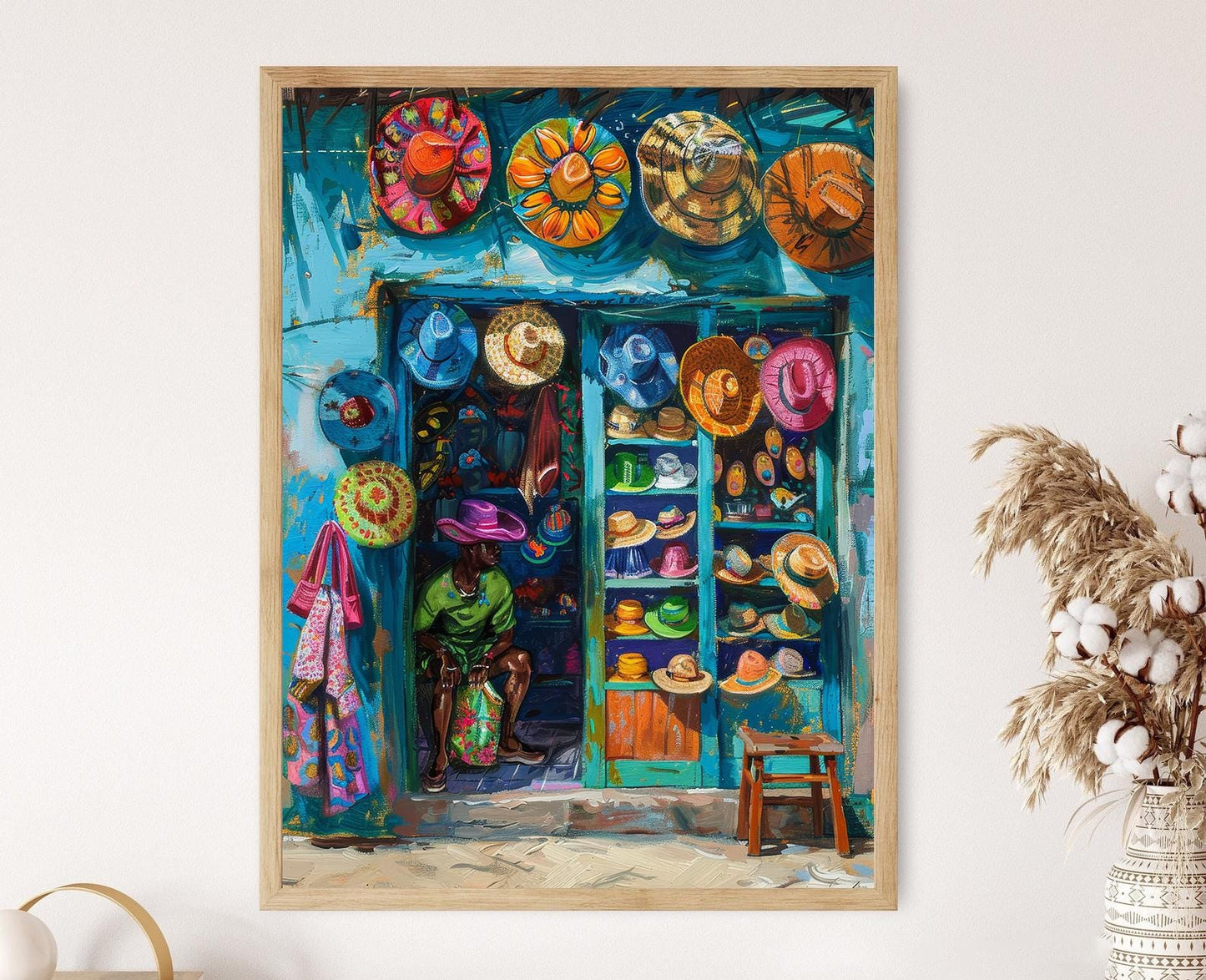 Affiche Culture Haïtienne – Poster Décor Mural Coloré et Vibrant