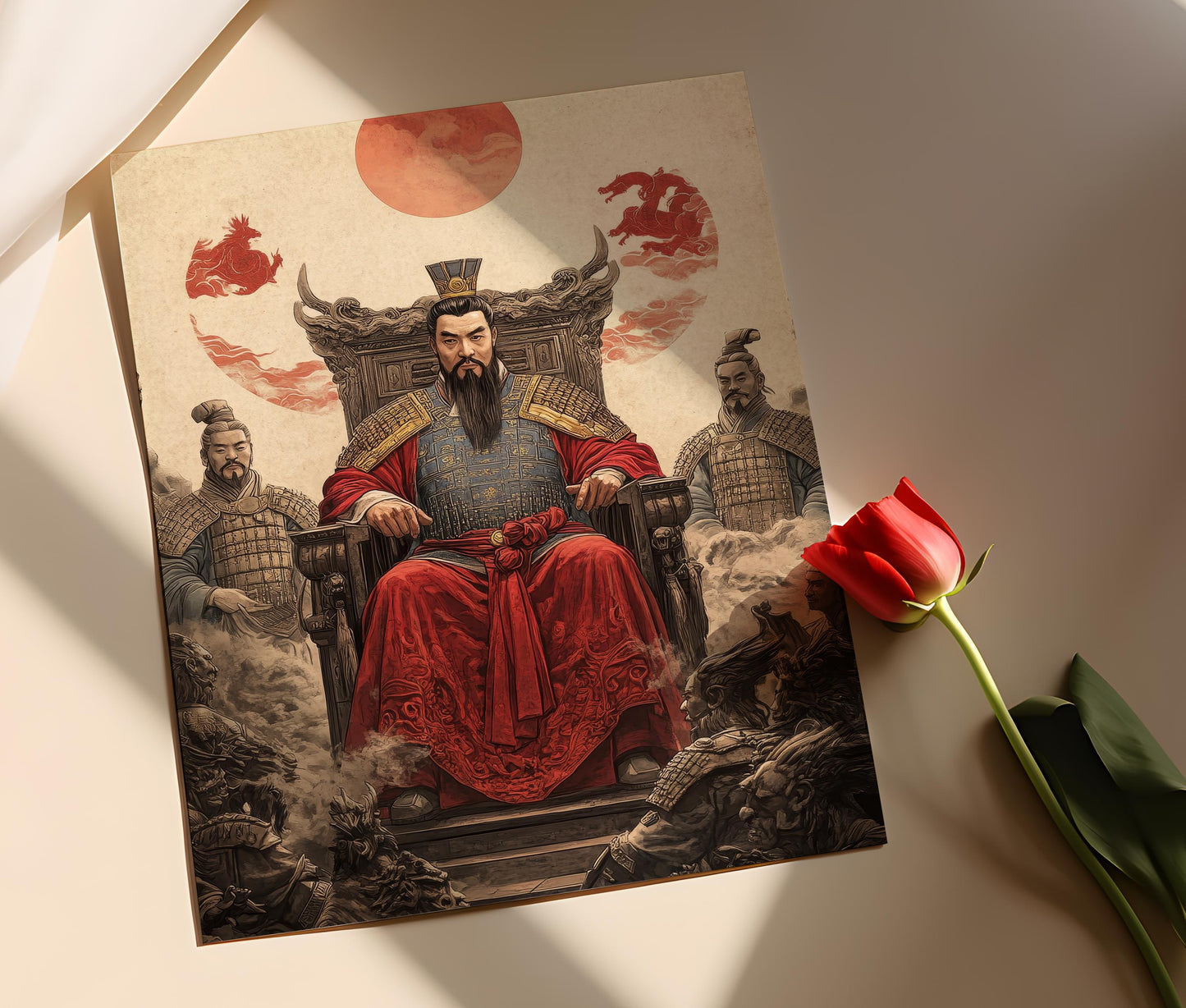 Affiche Empereur Qin Shi Huang – Poster Guerriers de Terracotta